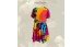 New Design Rayon Hand Painted Kids Dress